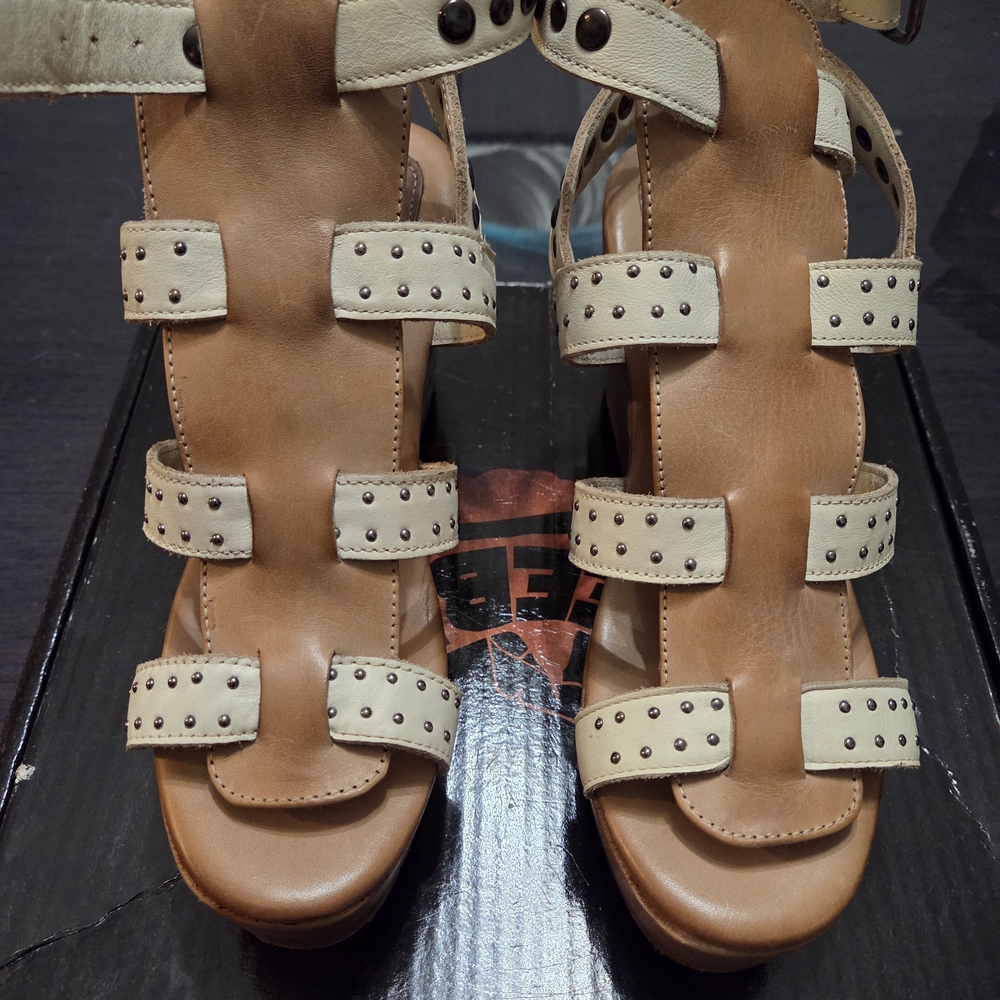 Freebird Winter Elegant Studded Leather Sandals